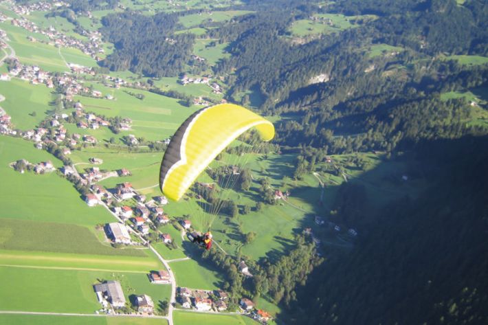 Paragleiter Tandemflüge, Gleistchirm Fliegen im Zillertal