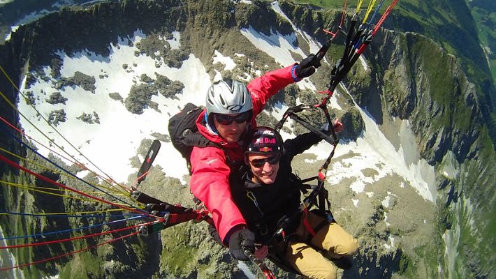 Paragleiter Tandemflüge, Gleistchirm Fliegen im Zillertal